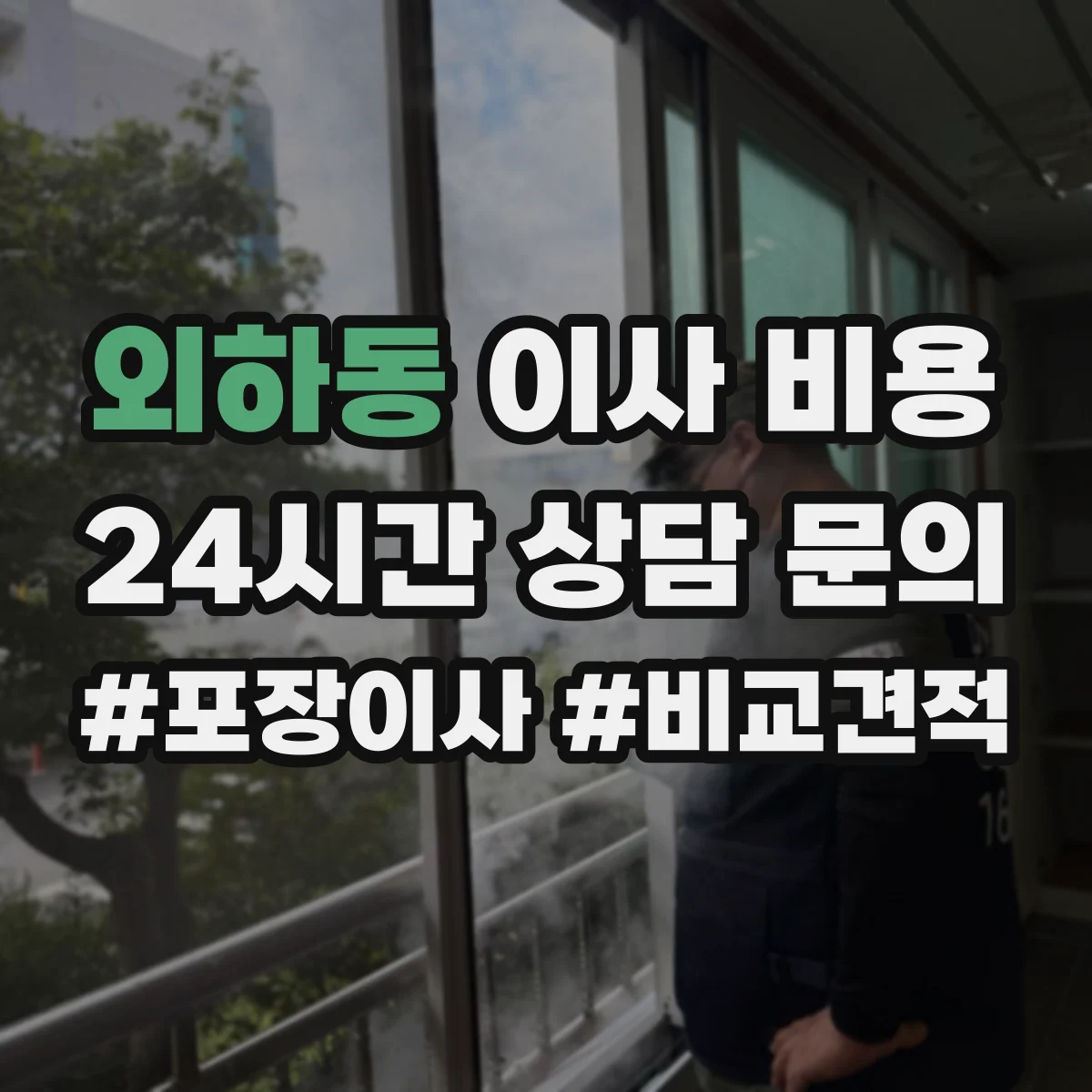 외하동 이사 비용