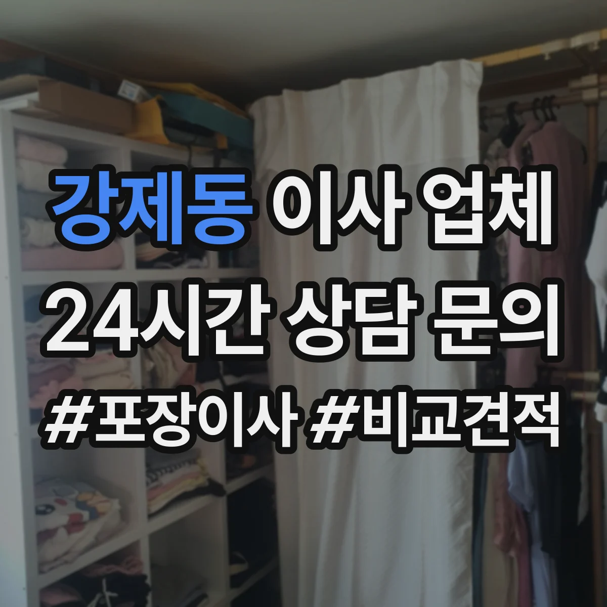 강제동 이사 업체