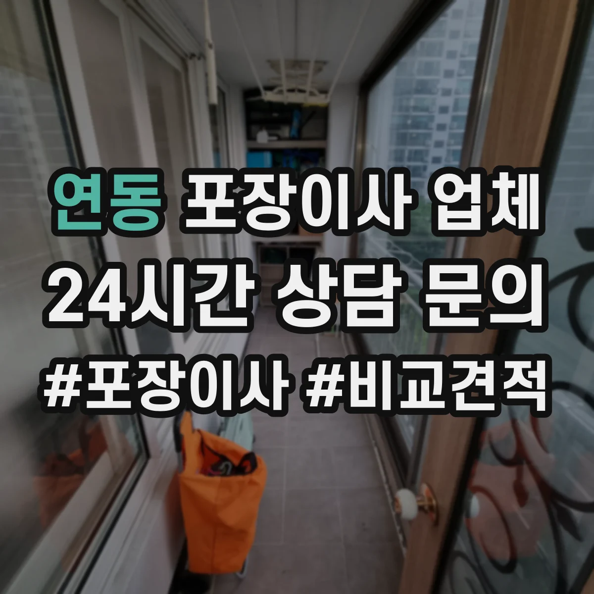 연동 포장이사 업체