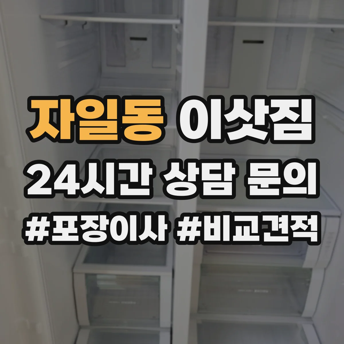 자일동 이삿짐