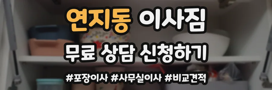 연지동 이사짐