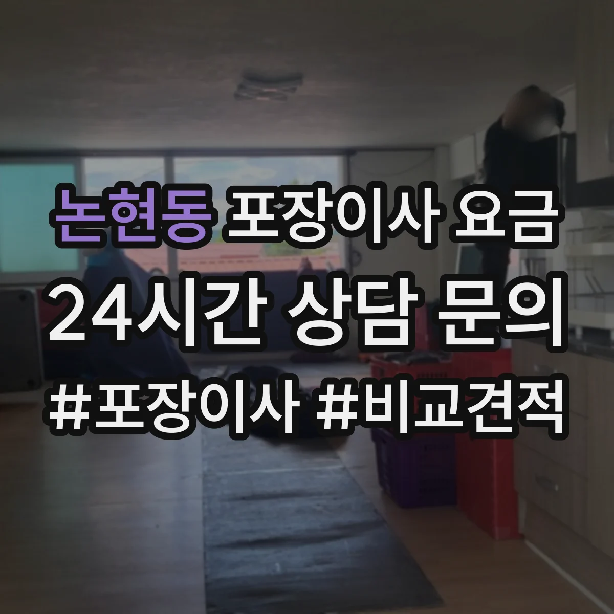 논현동 포장이사 요금