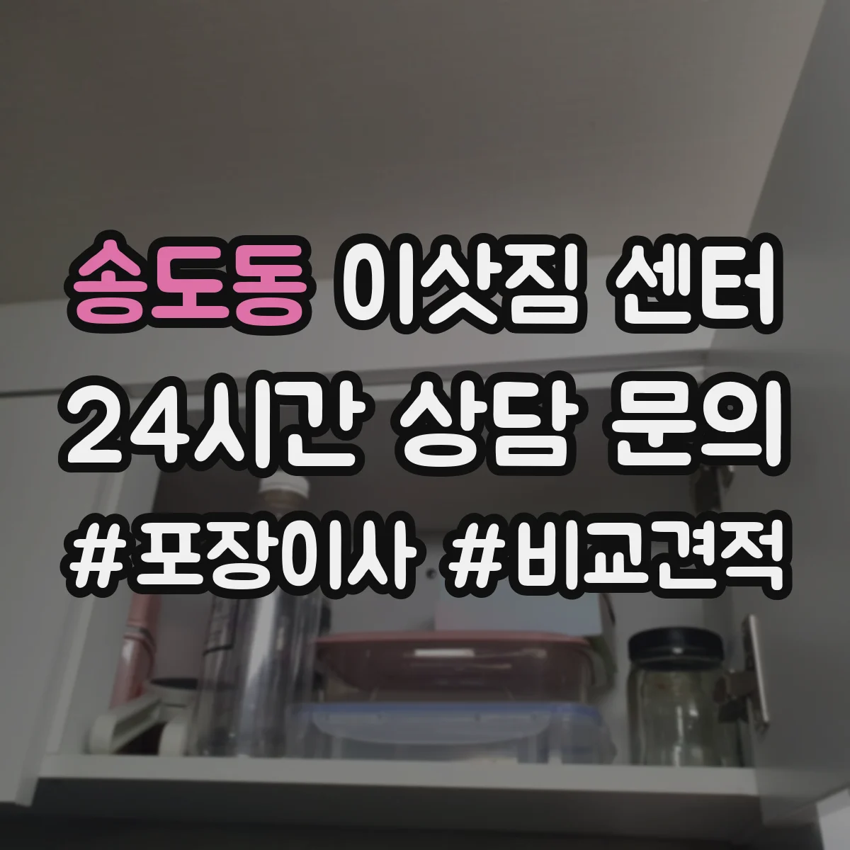 송도동 이삿짐 센터