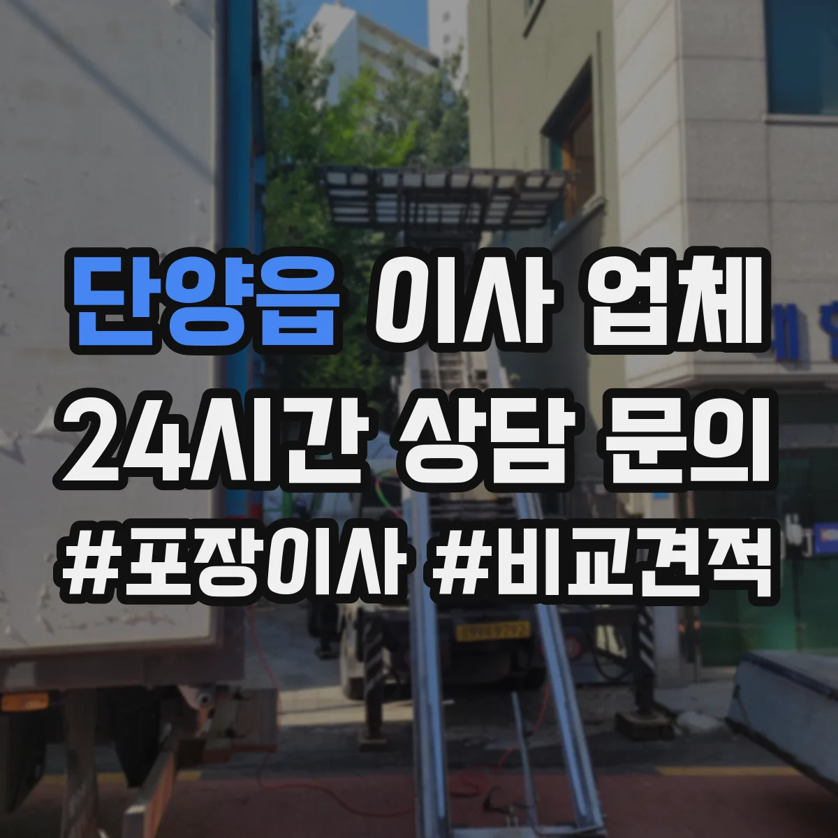 단양읍 이사 업체