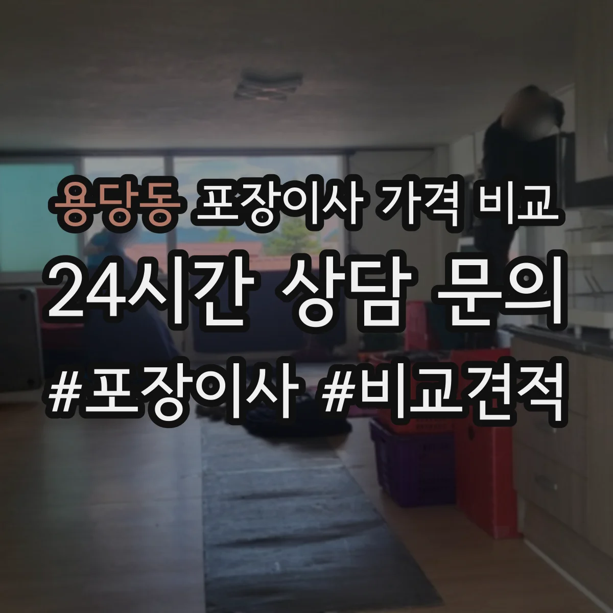 용당동 포장이사 가격 비교