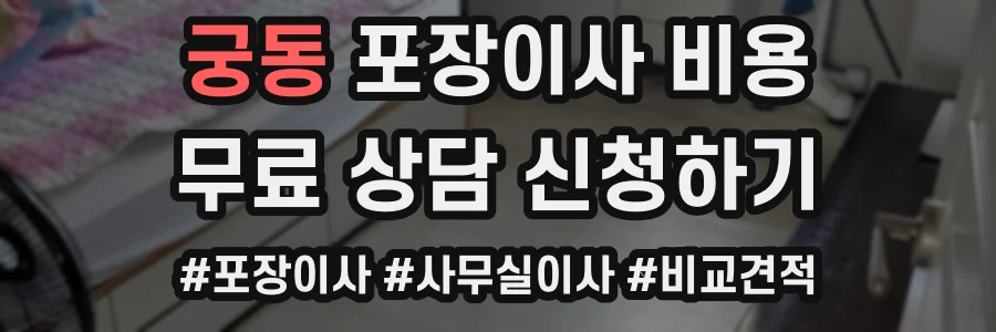 궁동 포장이사 비용