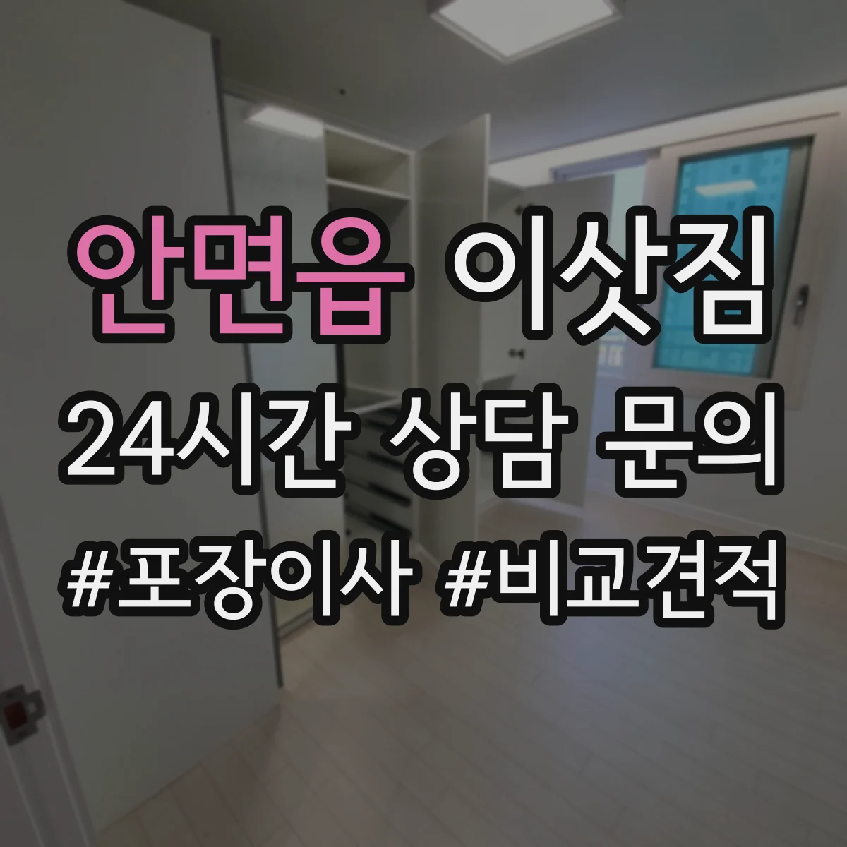 안면읍 이삿짐