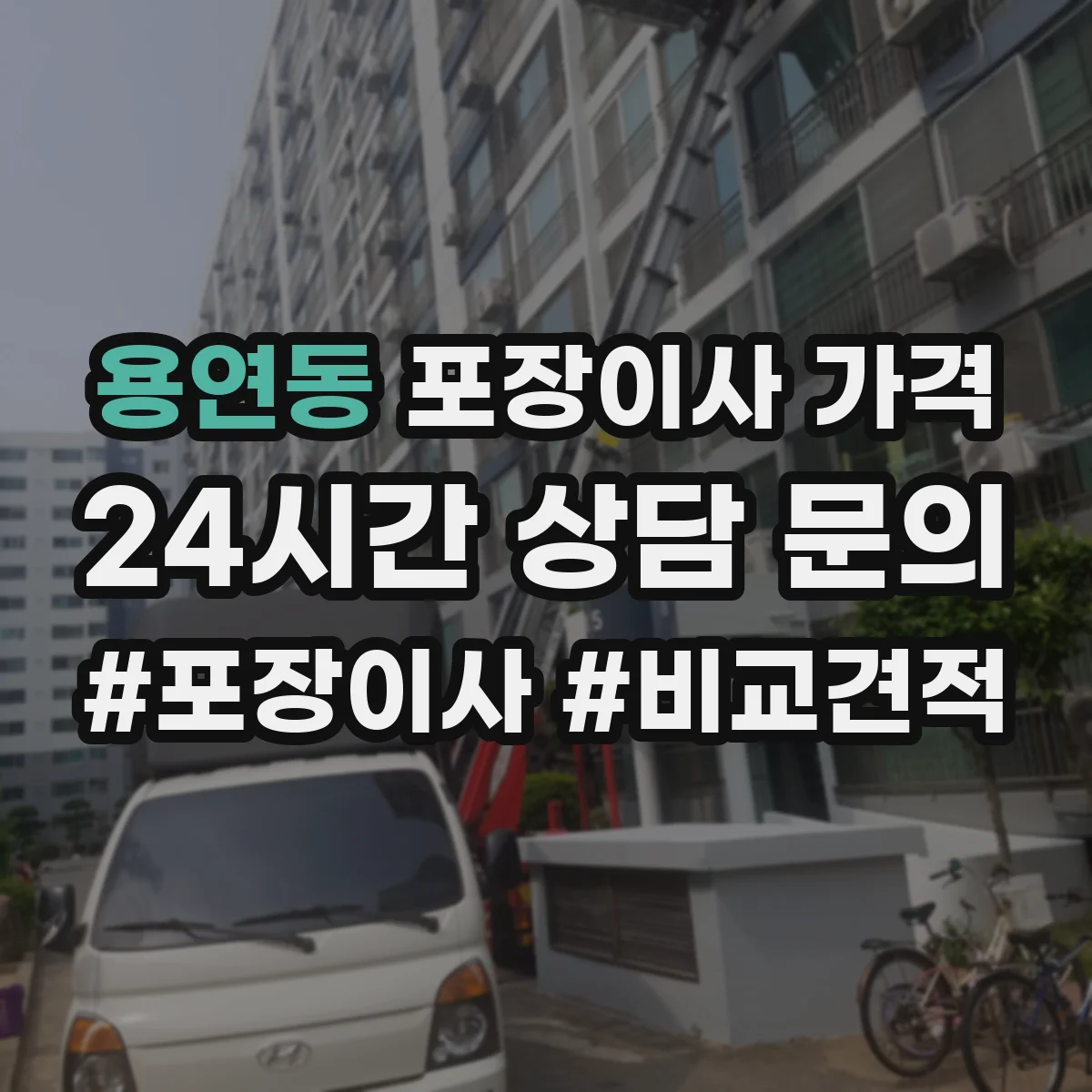 용연동 포장이사 가격