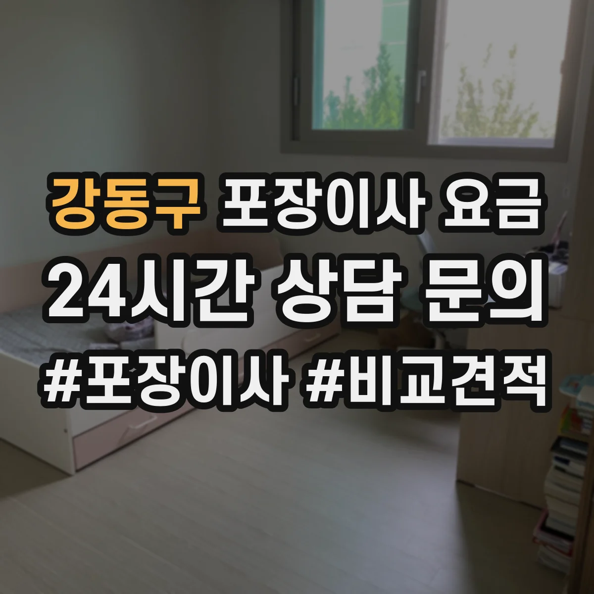 강동구 포장이사 요금