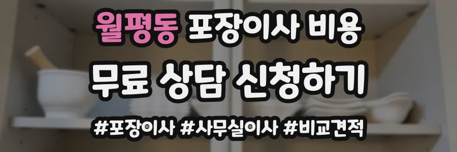 월평동 포장이사 비용