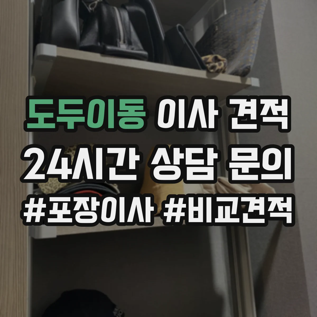 도두이동 이사 견적