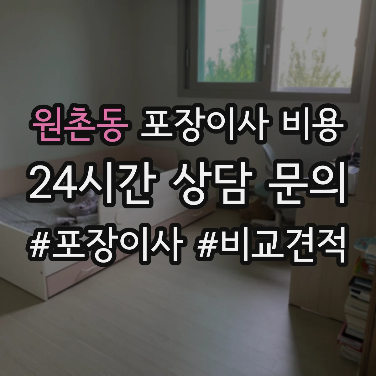 원촌동 포장이사 비용