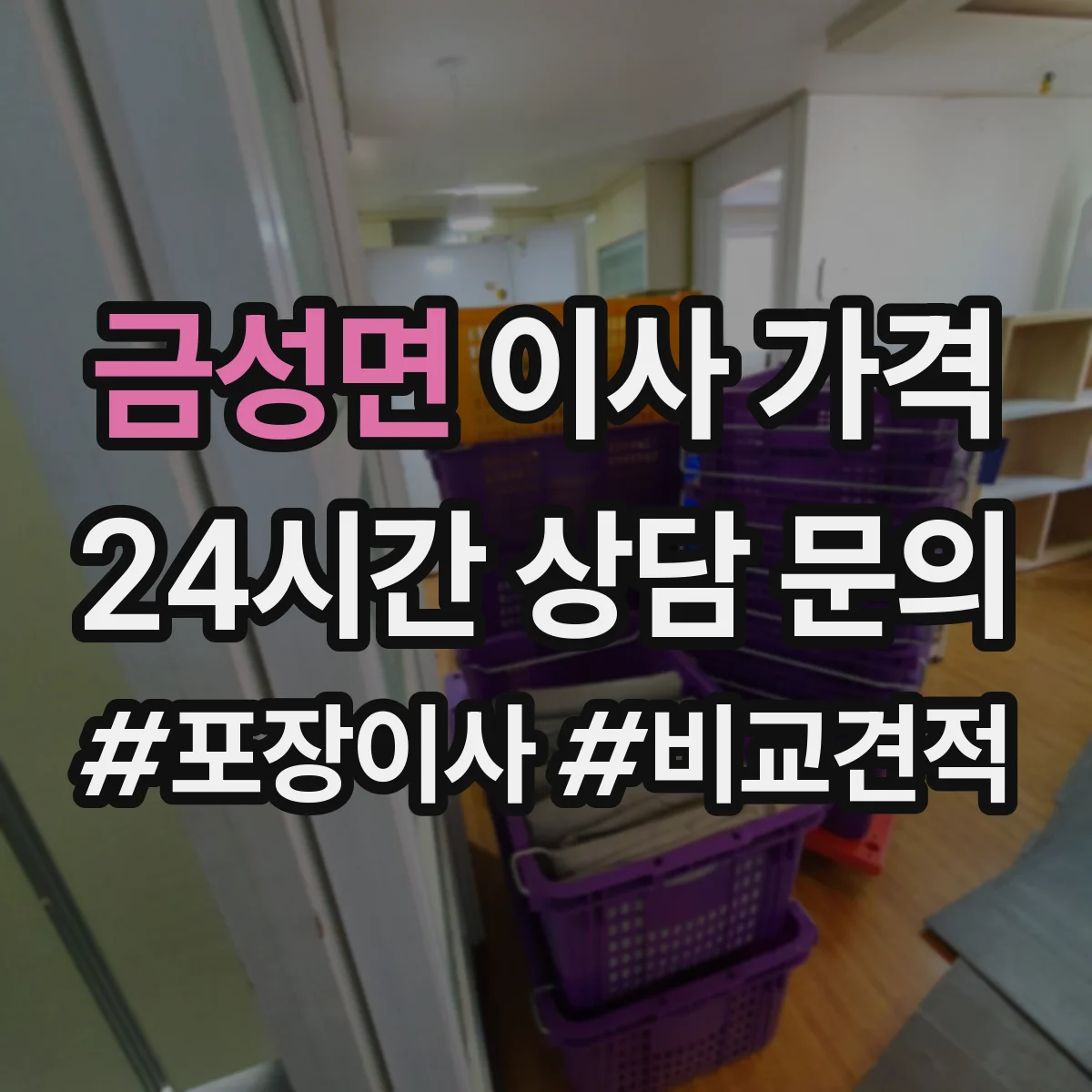 금성면 이사 가격