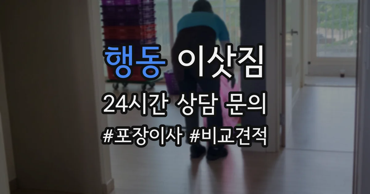 행동 이삿짐