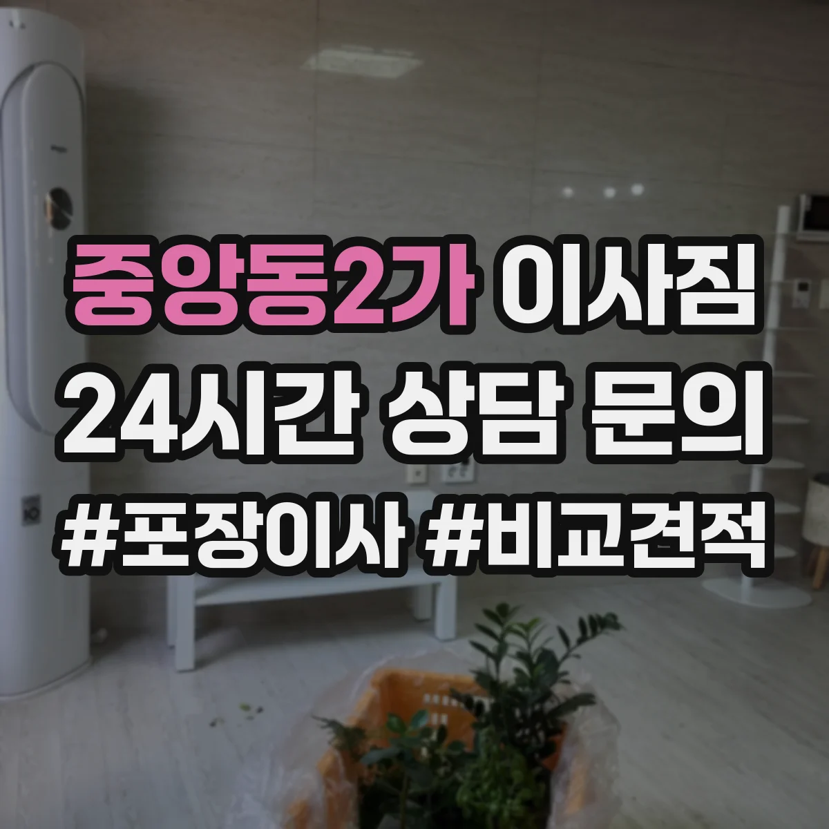 중앙동2가 이사짐
