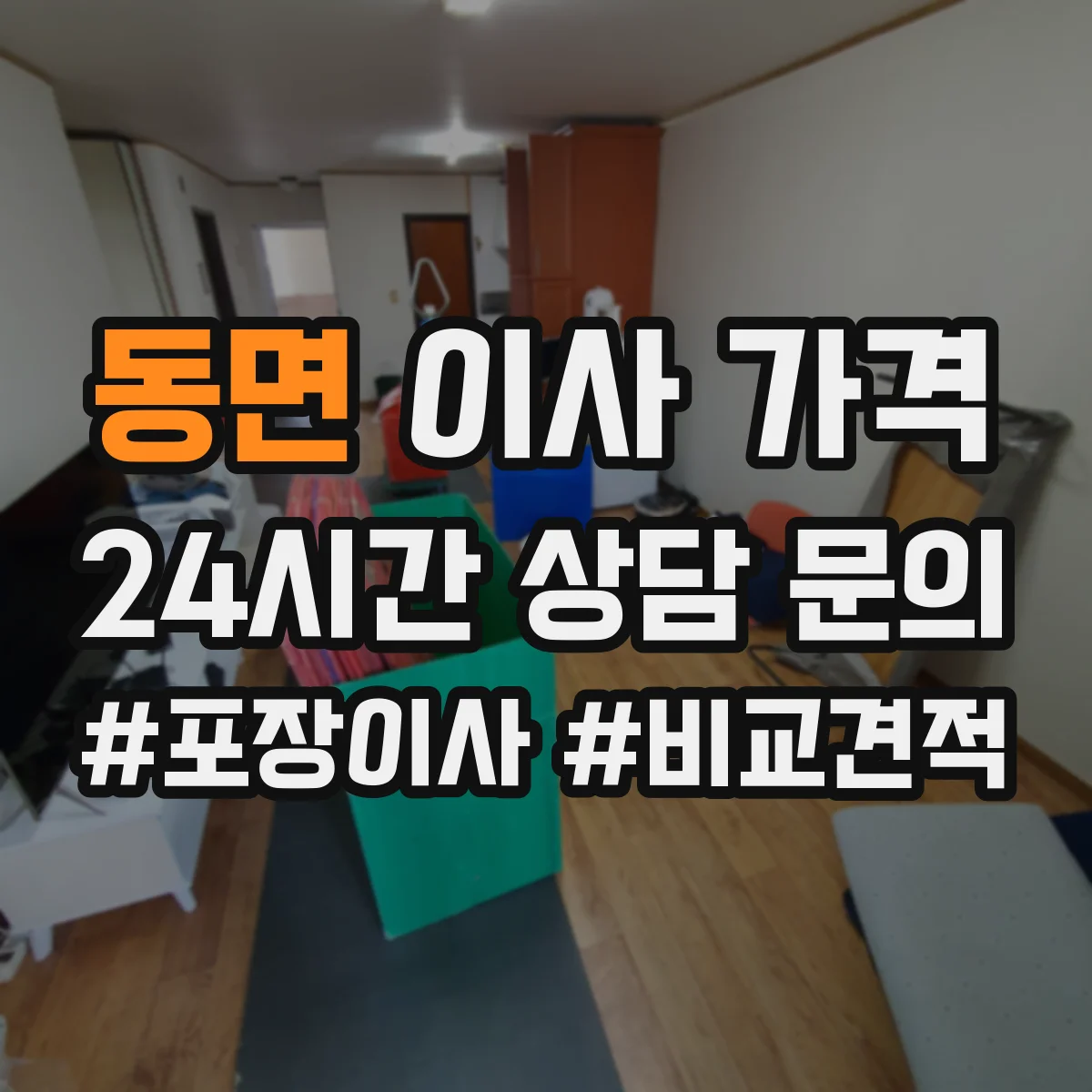동면 이사 가격