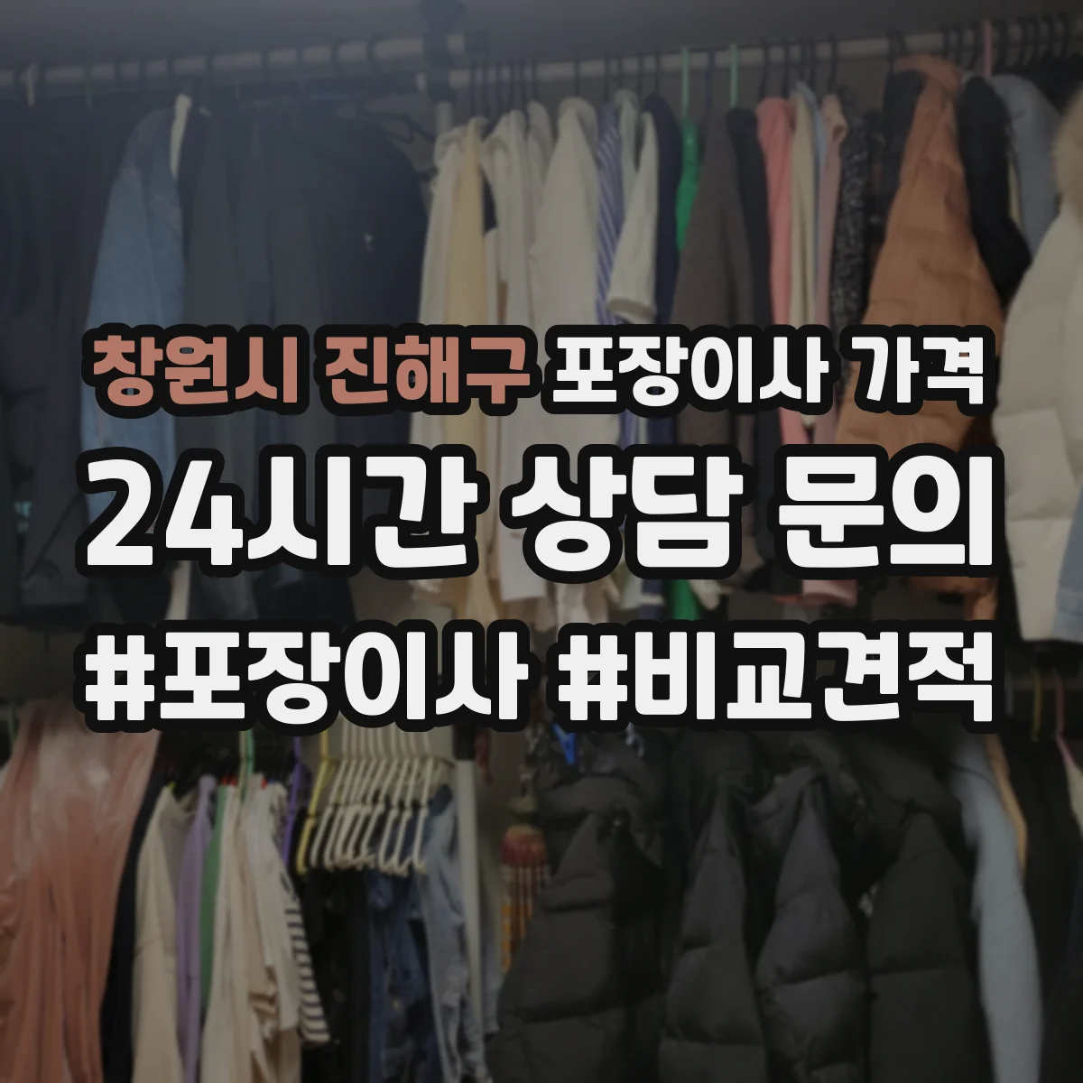 창원시 진해구 포장이사 가격