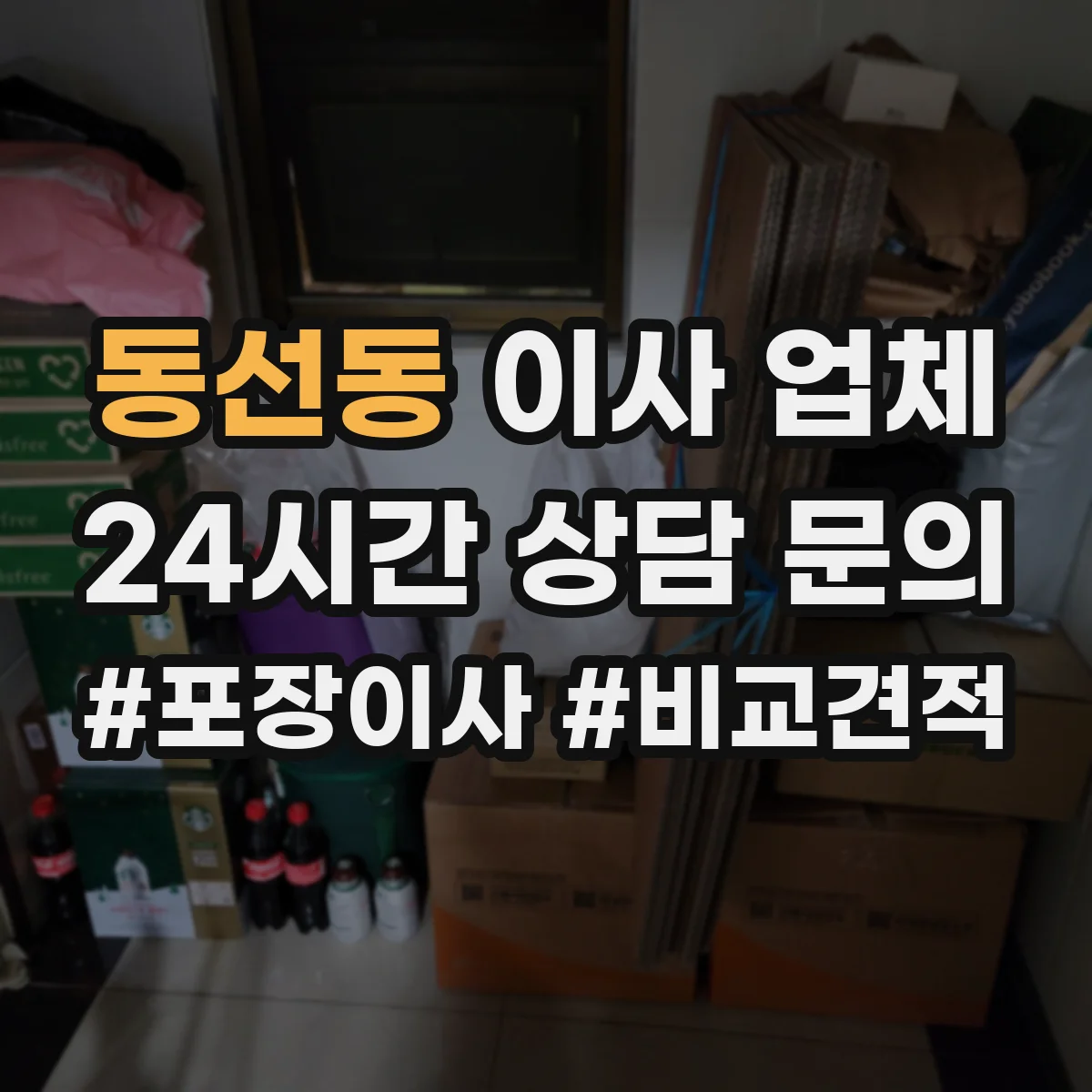 동선동 이사 업체