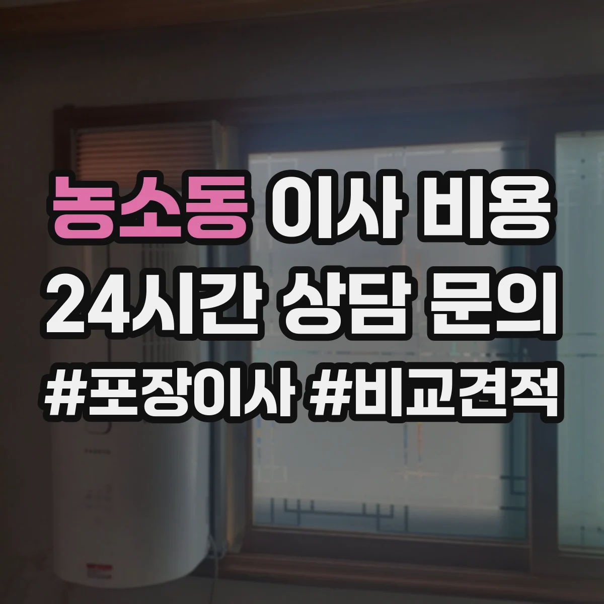 농소동 이사 비용