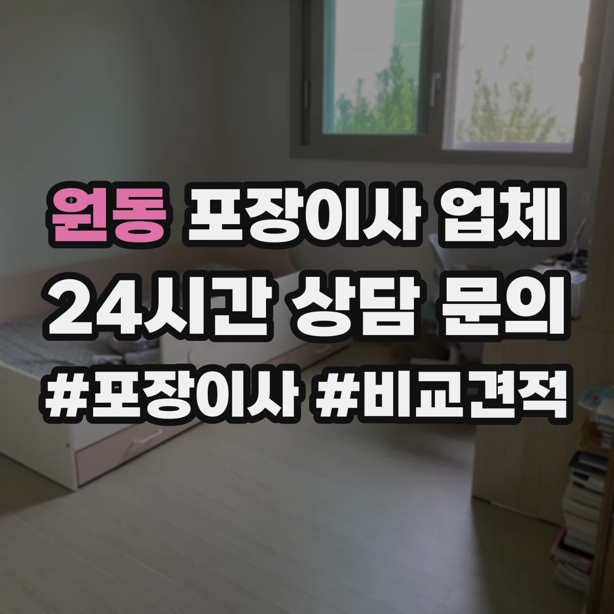원동 포장이사 업체