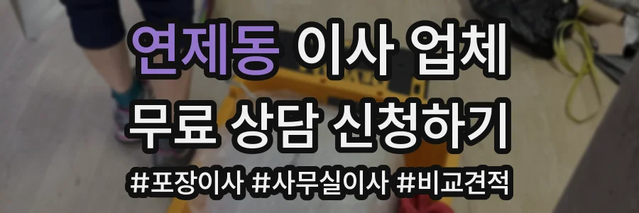 연제동 이사 업체