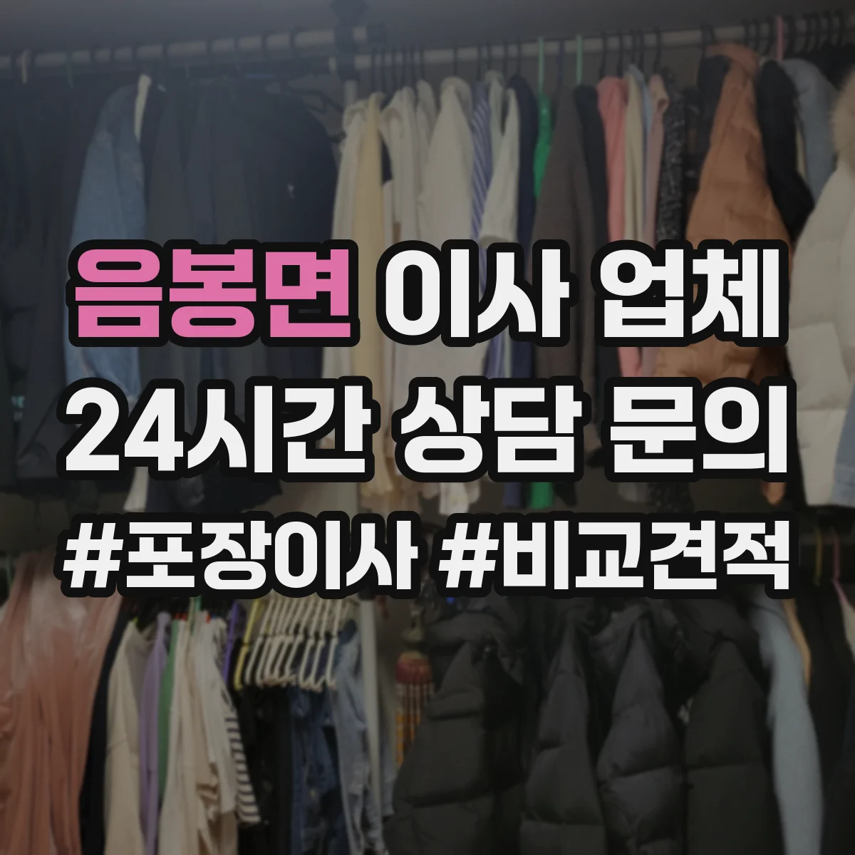 음봉면 이사 업체