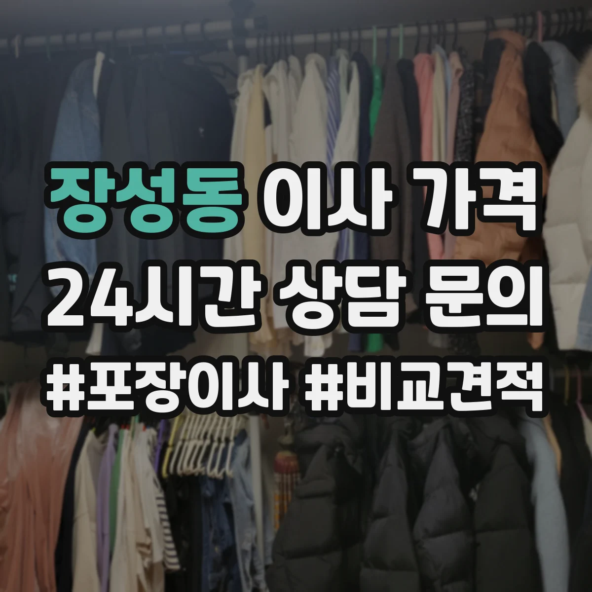 장성동 이사 가격