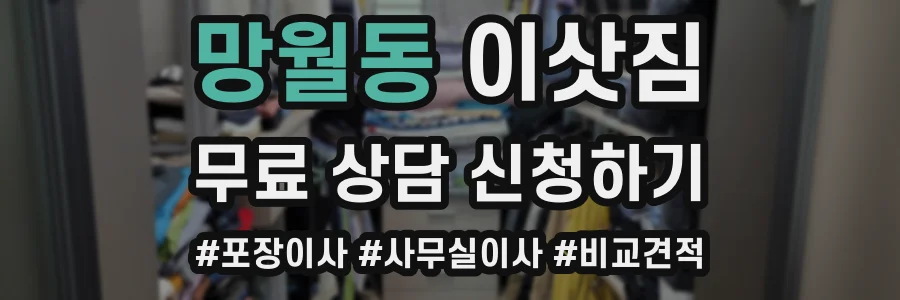 망월동 이삿짐