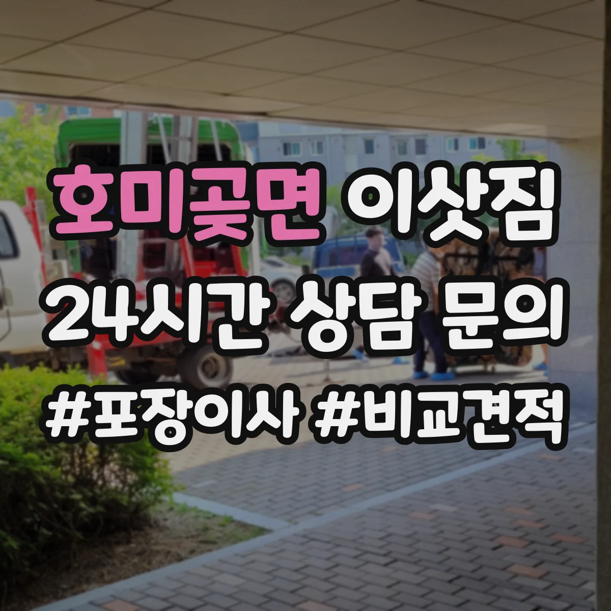 호미곶면 이삿짐