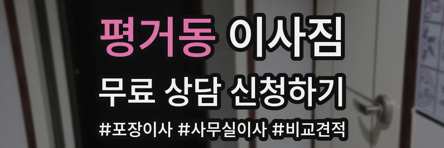 평거동 이사짐