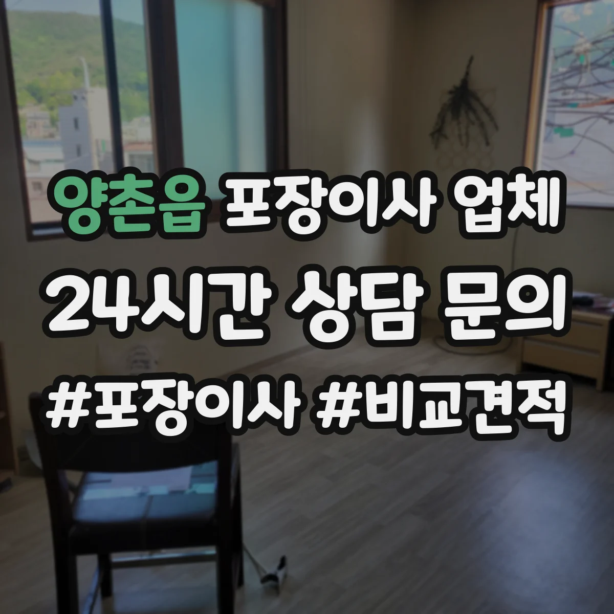 양촌읍 포장이사 업체
