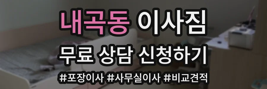 내곡동 이사짐