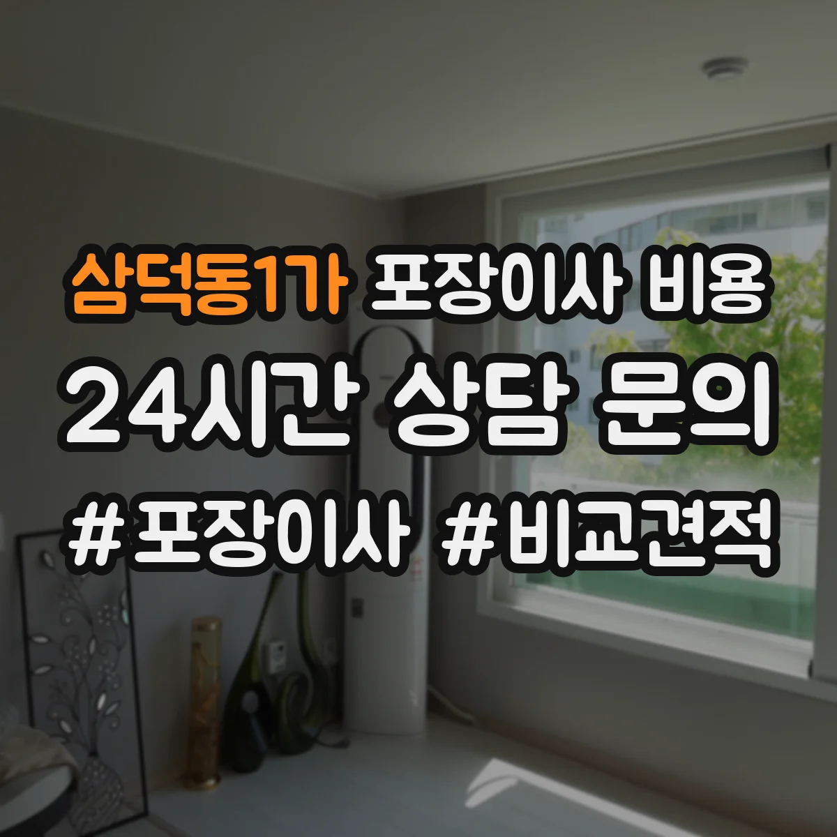 삼덕동1가 포장이사 비용
