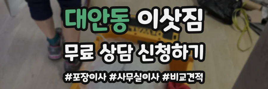 대안동 이삿짐