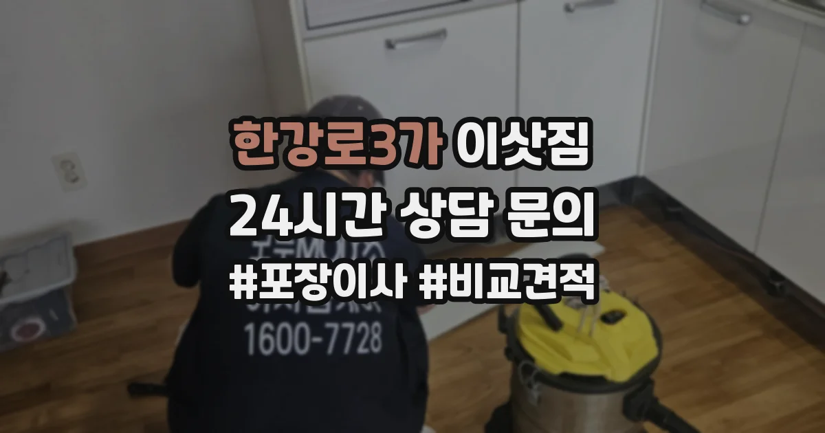 한강로3가 이삿짐