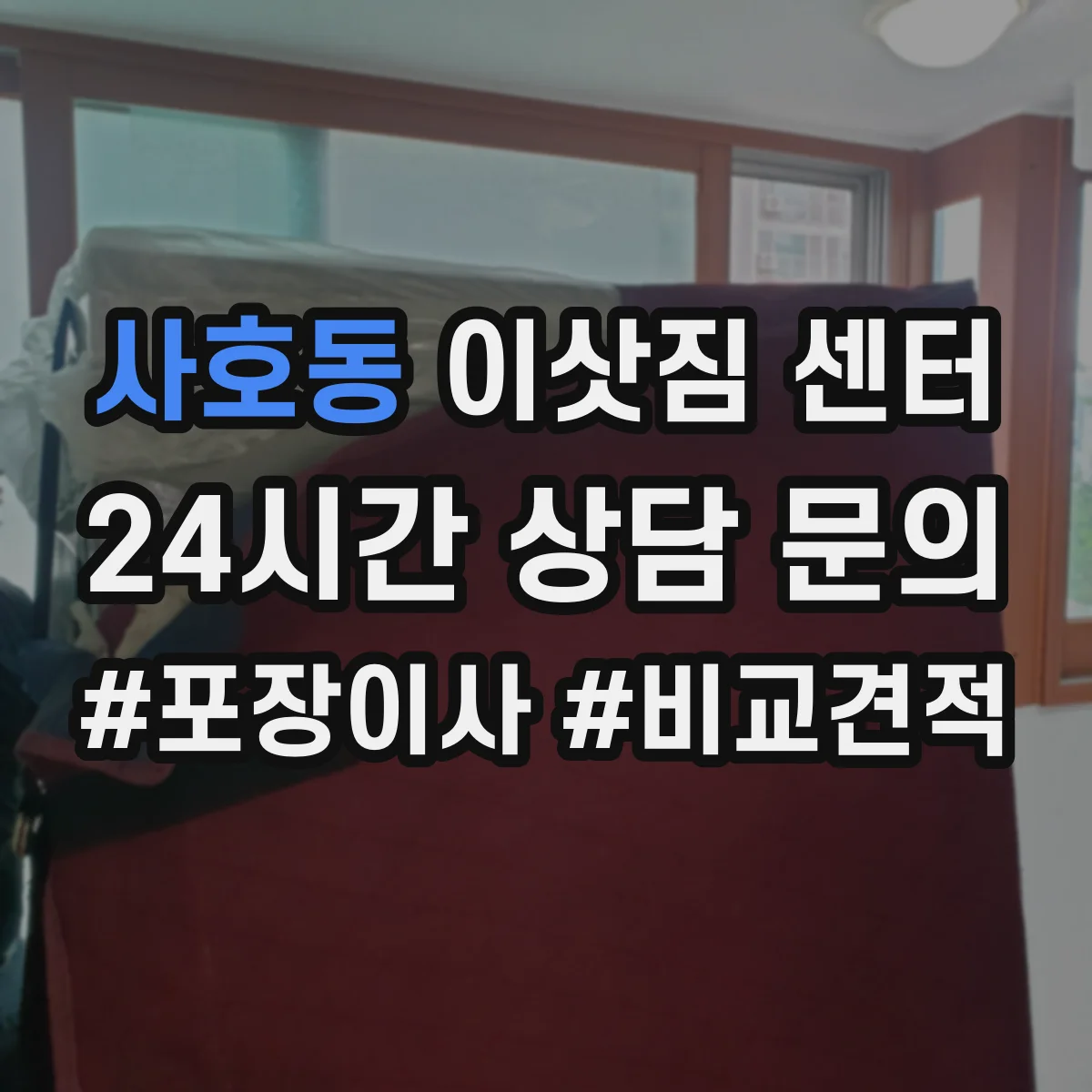 사호동 이삿짐 센터