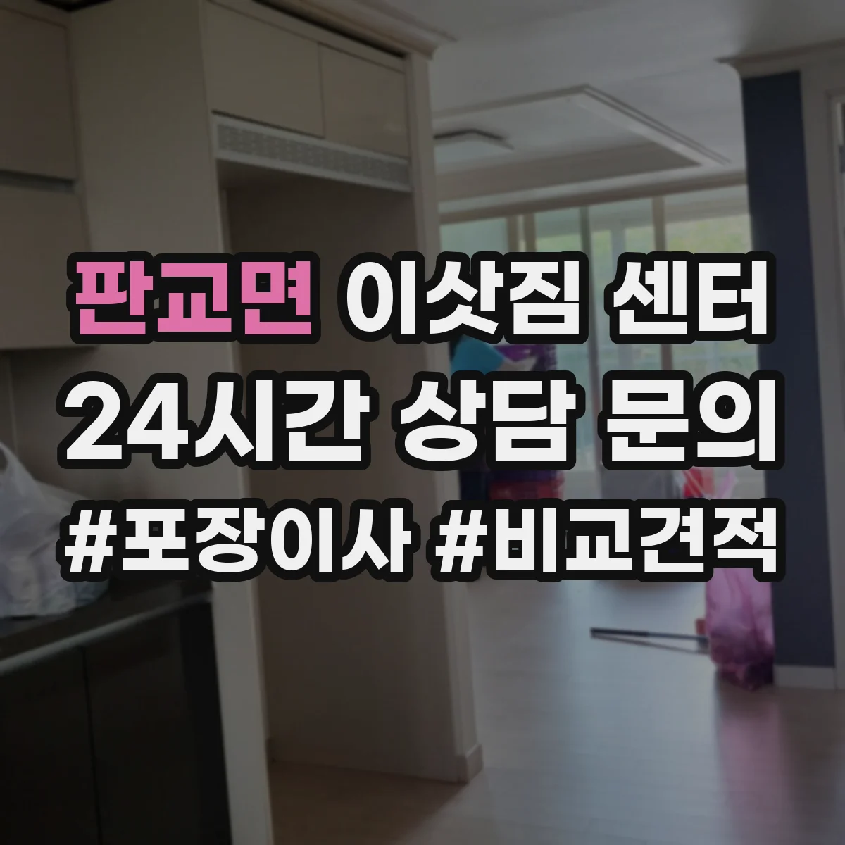판교면 이삿짐 센터