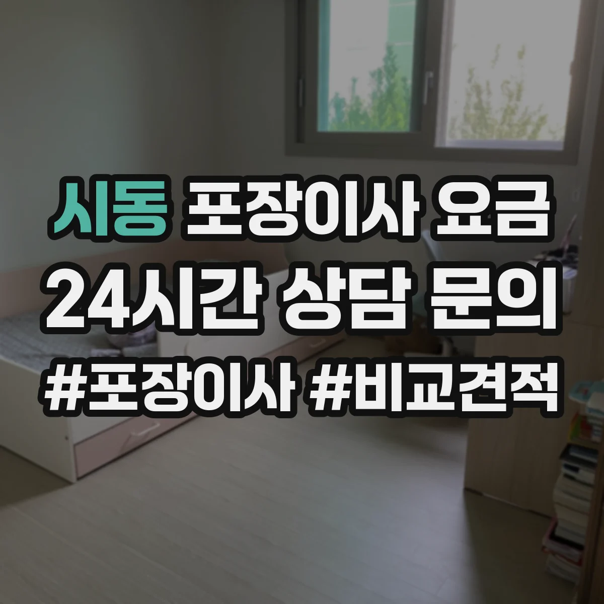 시동 포장이사 요금