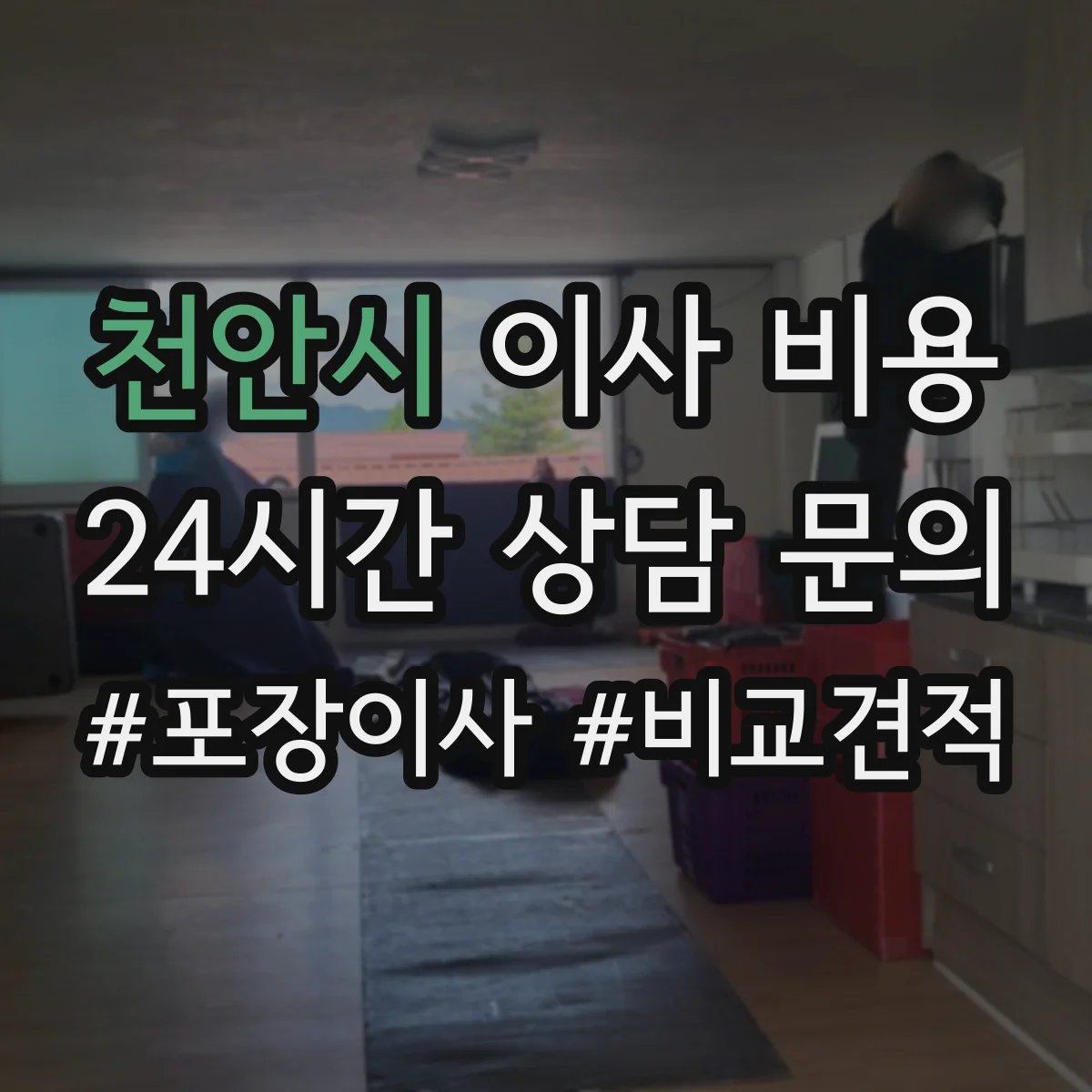 천안시 이사 비용