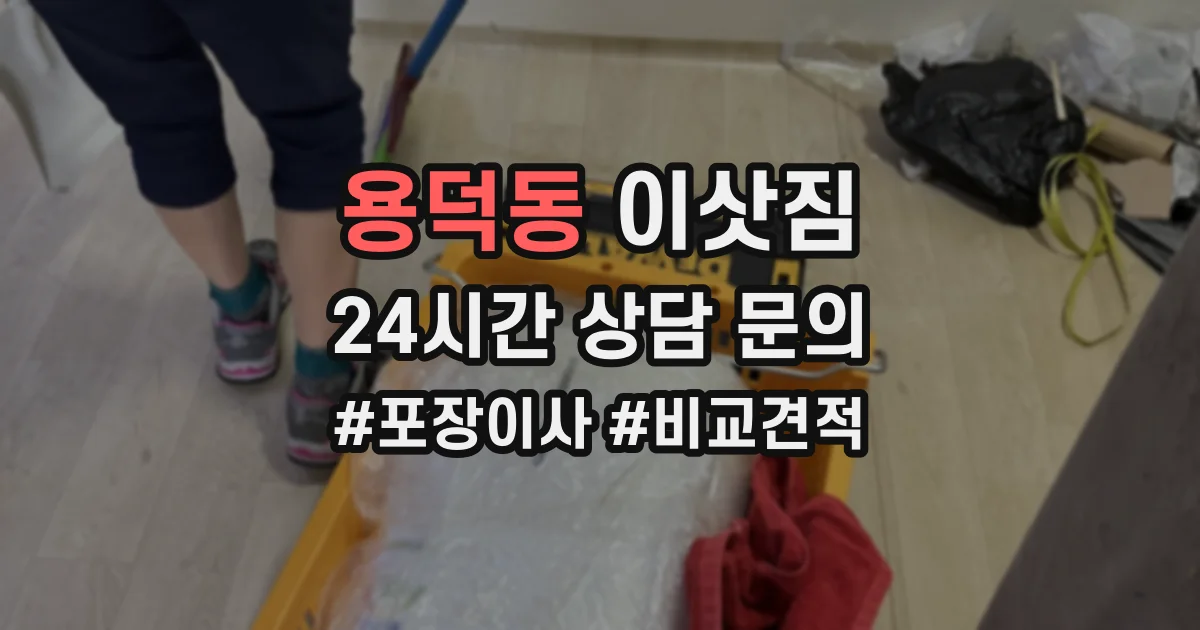 용덕동 이삿짐