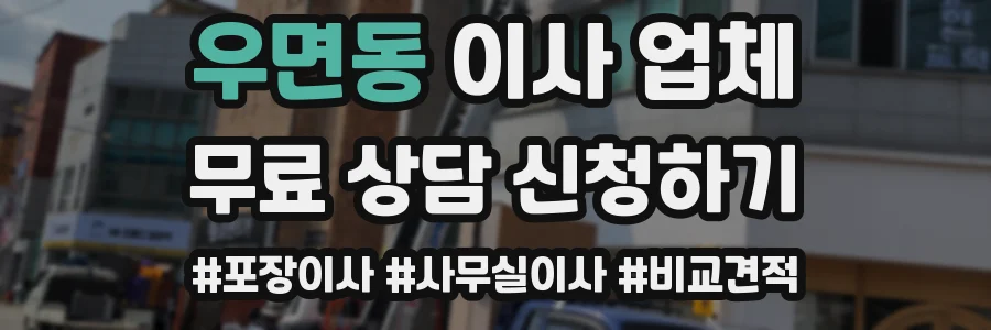 우면동 이사 업체