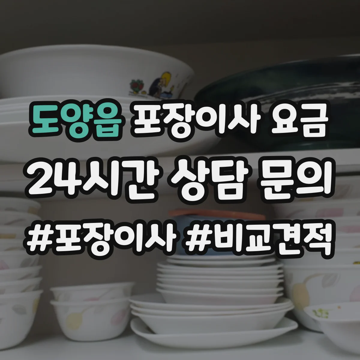 도양읍 포장이사 요금