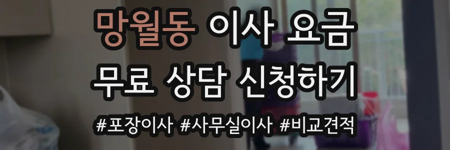 망월동 이사 요금