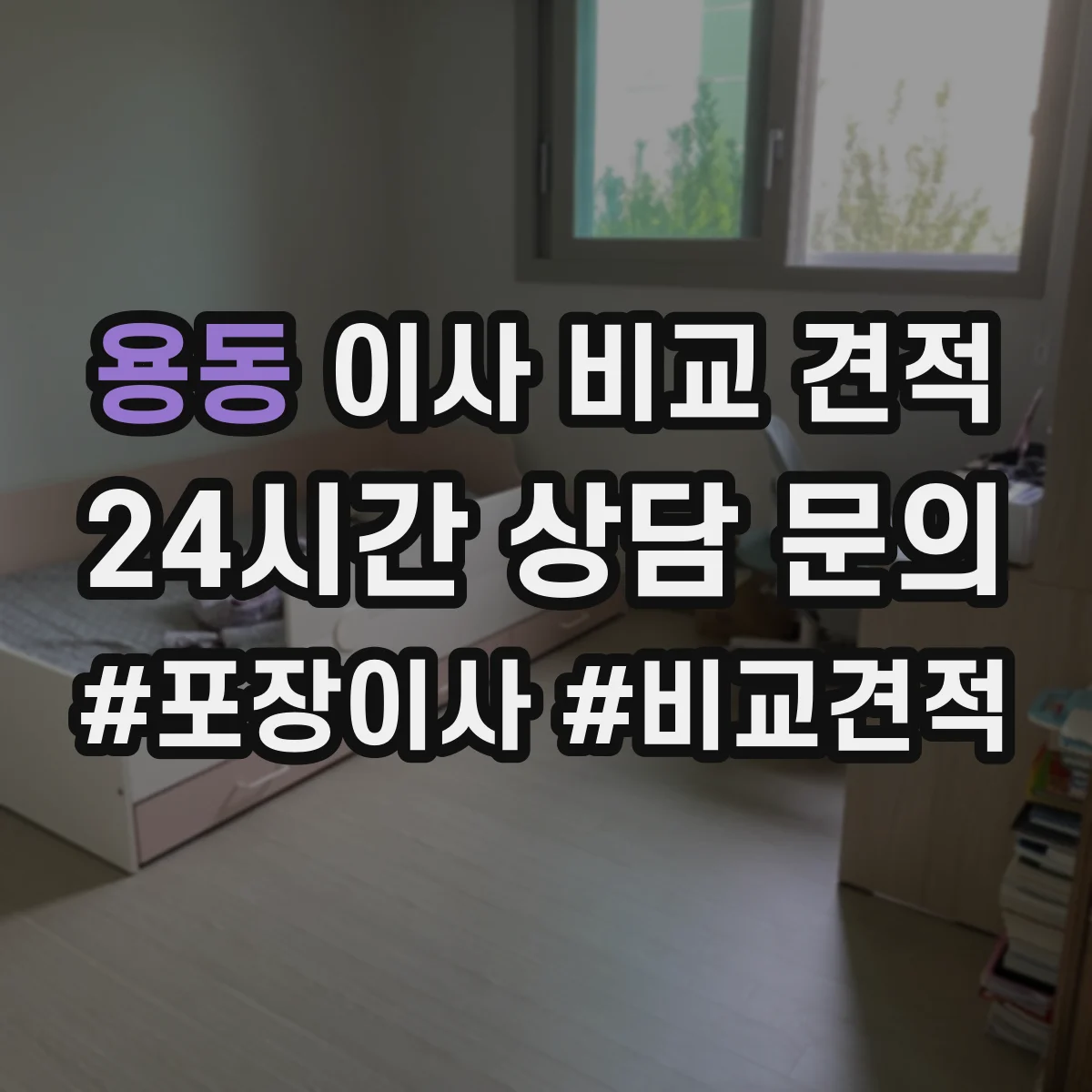 용동 이사 비교 견적
