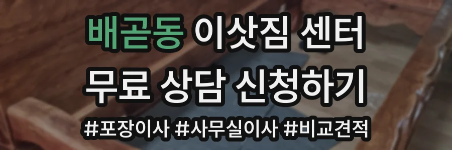 배곧동 이삿짐 센터
