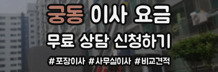 궁동 이사 요금