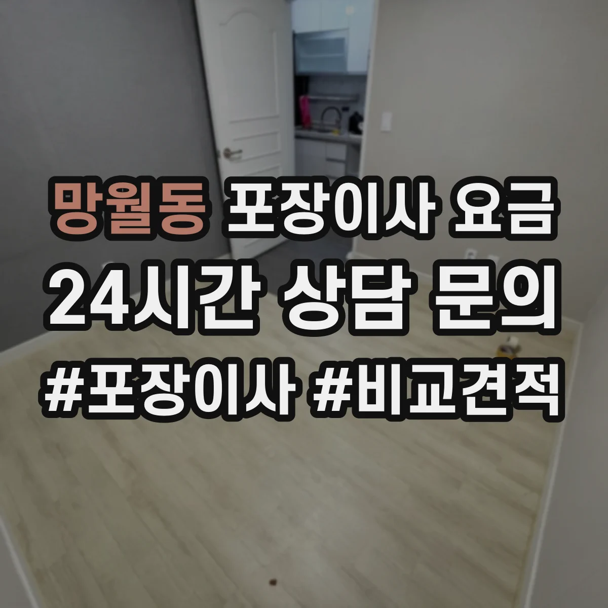 망월동 포장이사 요금