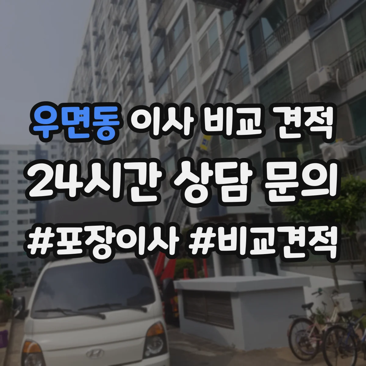 우면동 이사 비교 견적