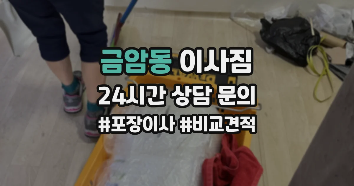 금암동 이사짐