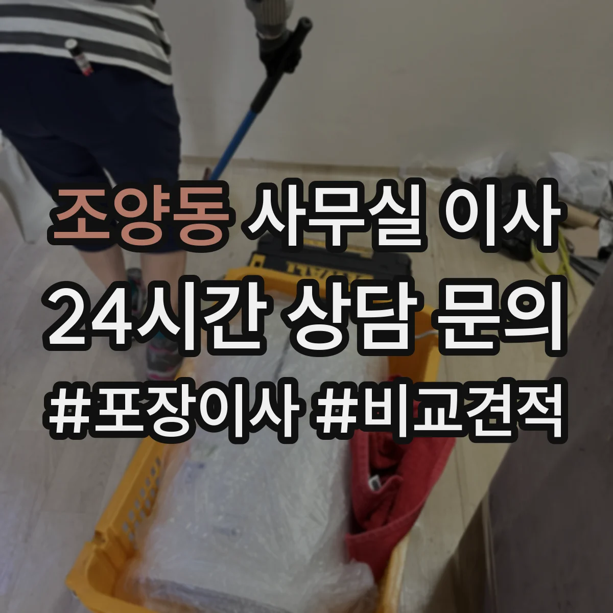 조양동 사무실 이사